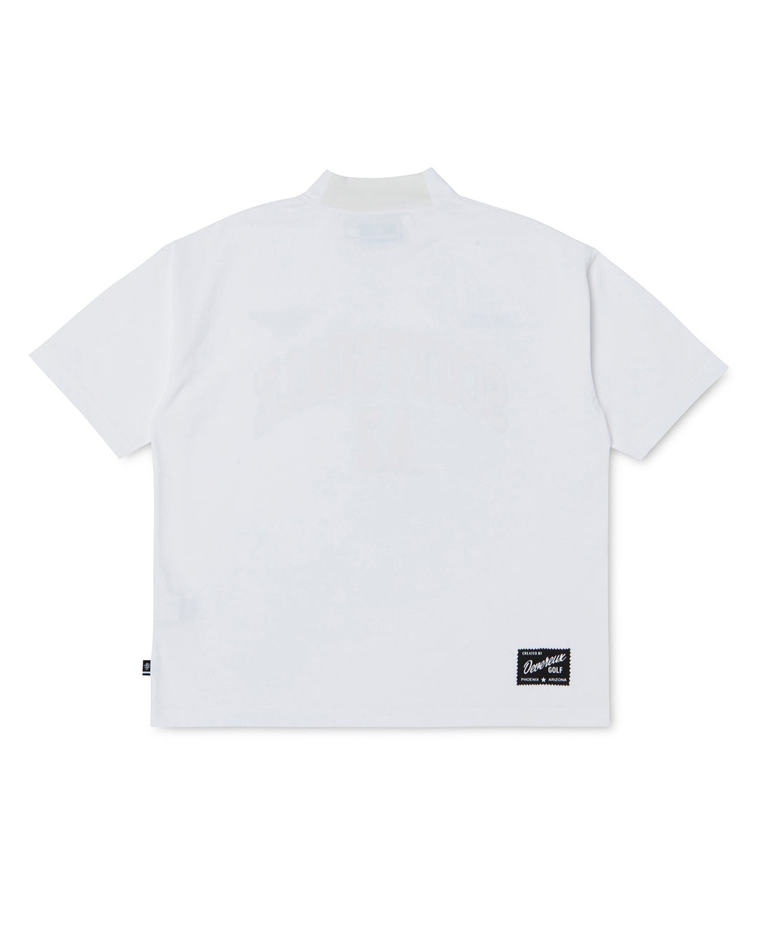 DVG SCOTTSDALE OVER FIT MOCK TEE 075764015-WHITE