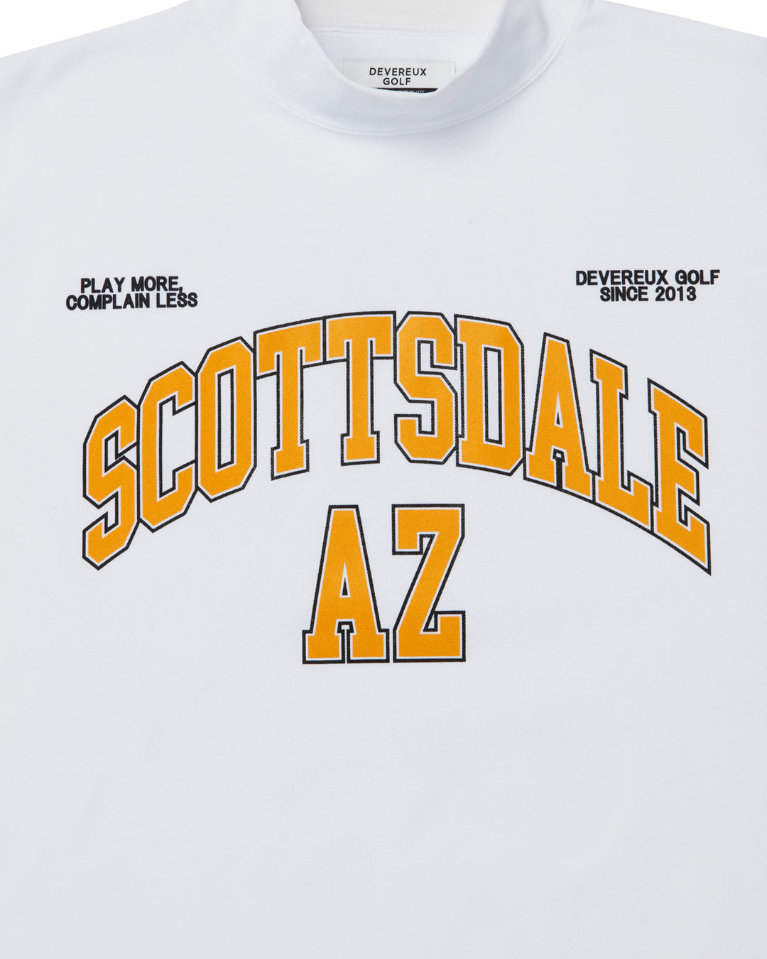 DVG SCOTTSDALE OVER FIT MOCK TEE 075764015-WHITE