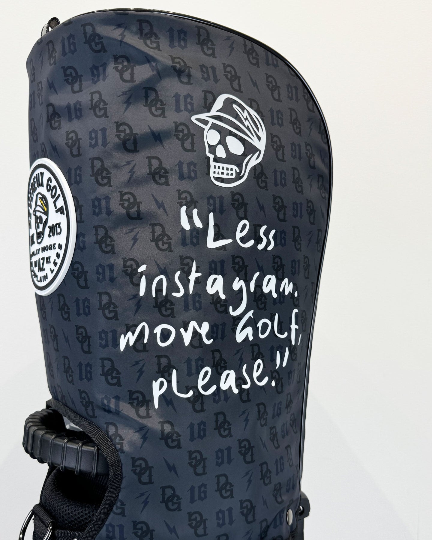 DG Monogram Caddie Bag/DGモノグラムキャディーバッグ 763474850-BLACK