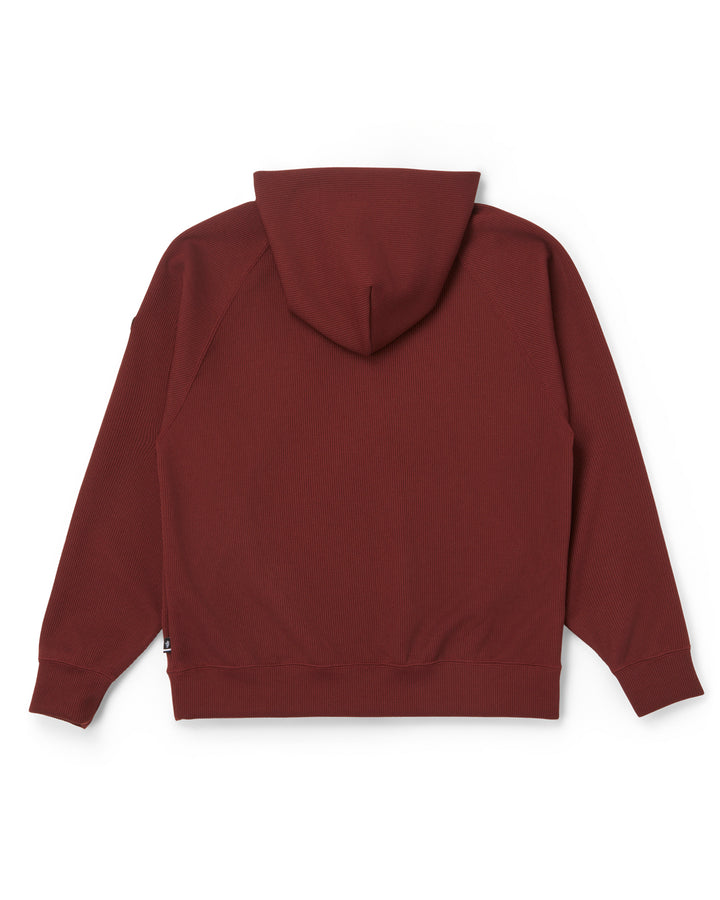 DVG KNIT HOODIE 075764703-BURGUNDY