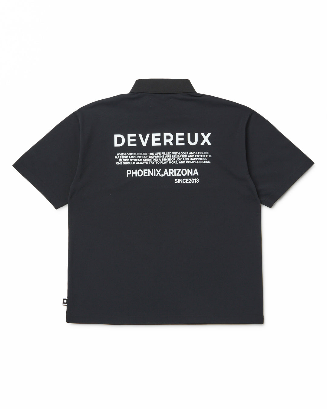 DVG CREW STANDARD POLO 075764001-BLACK