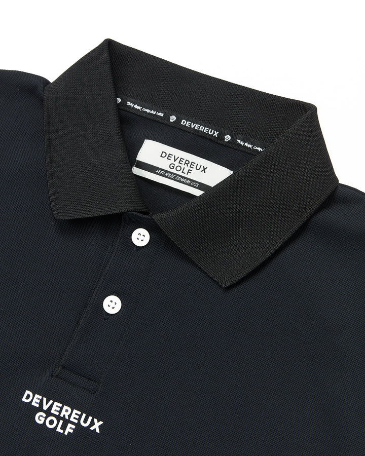 DVG CREW STANDARD POLO 075764001-BLACK