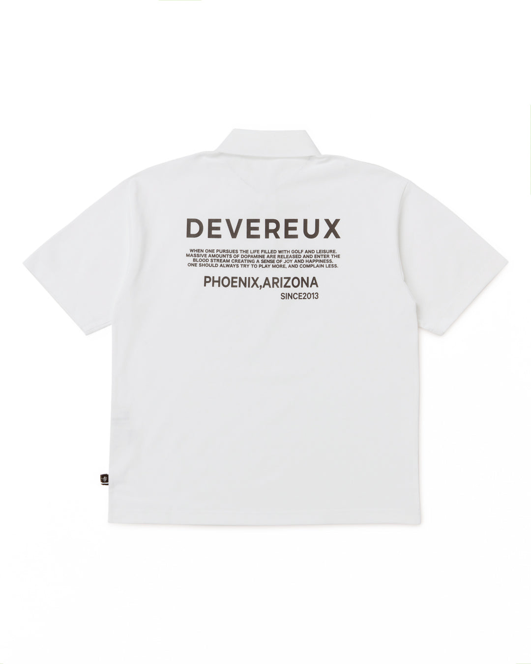 DVG CREW STANDARD POLO 075764001-WHITE