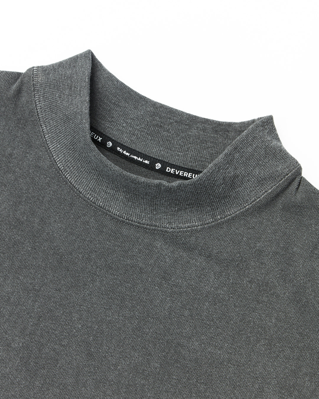 DVG Vintage Effect MOCK NECK 075764011-BLACK