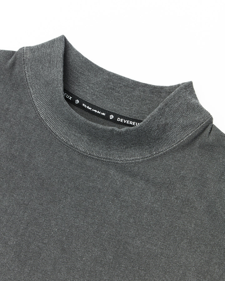 DVG Vintage Effect MOCK NECK 075764011-BLACK