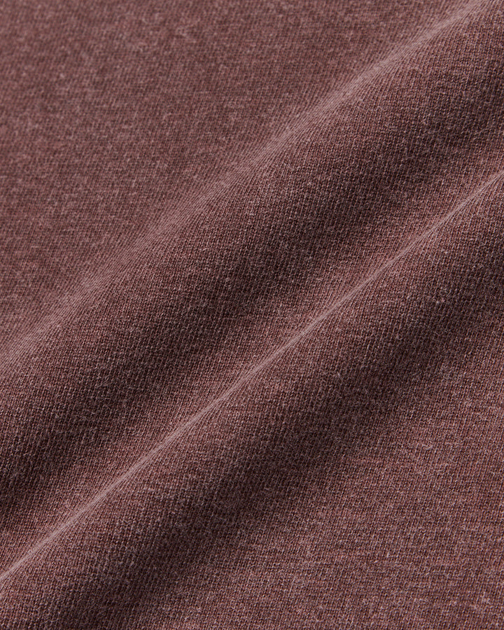 DVG Vintage Effect MOCK NECK 075764011-BROWN
