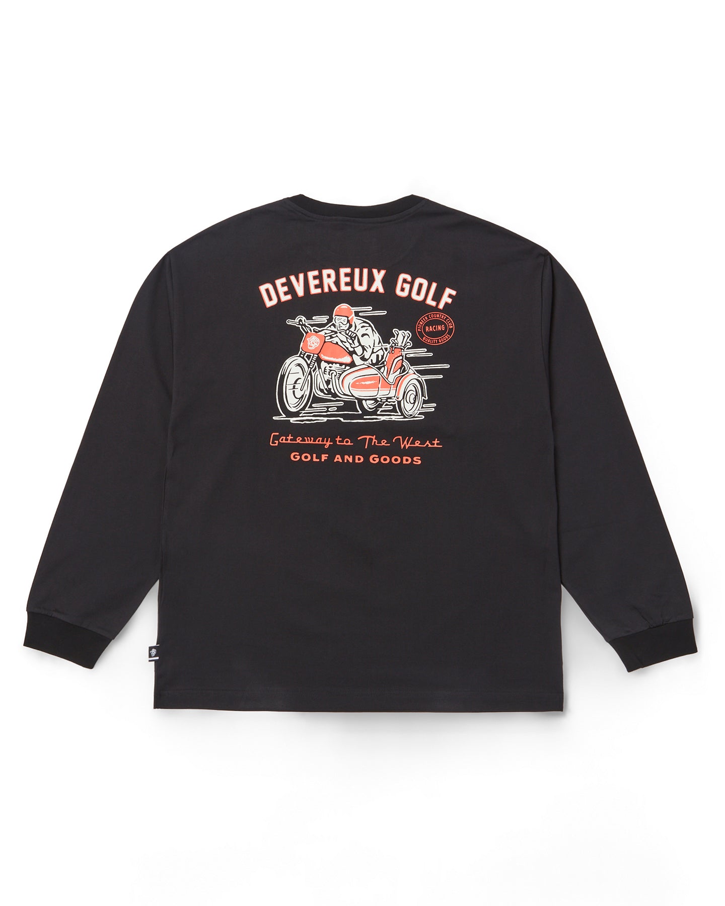 DEVERAUX GOLF 】デヴァロー メンズ 長袖プリントシャツ M DEVERAUX