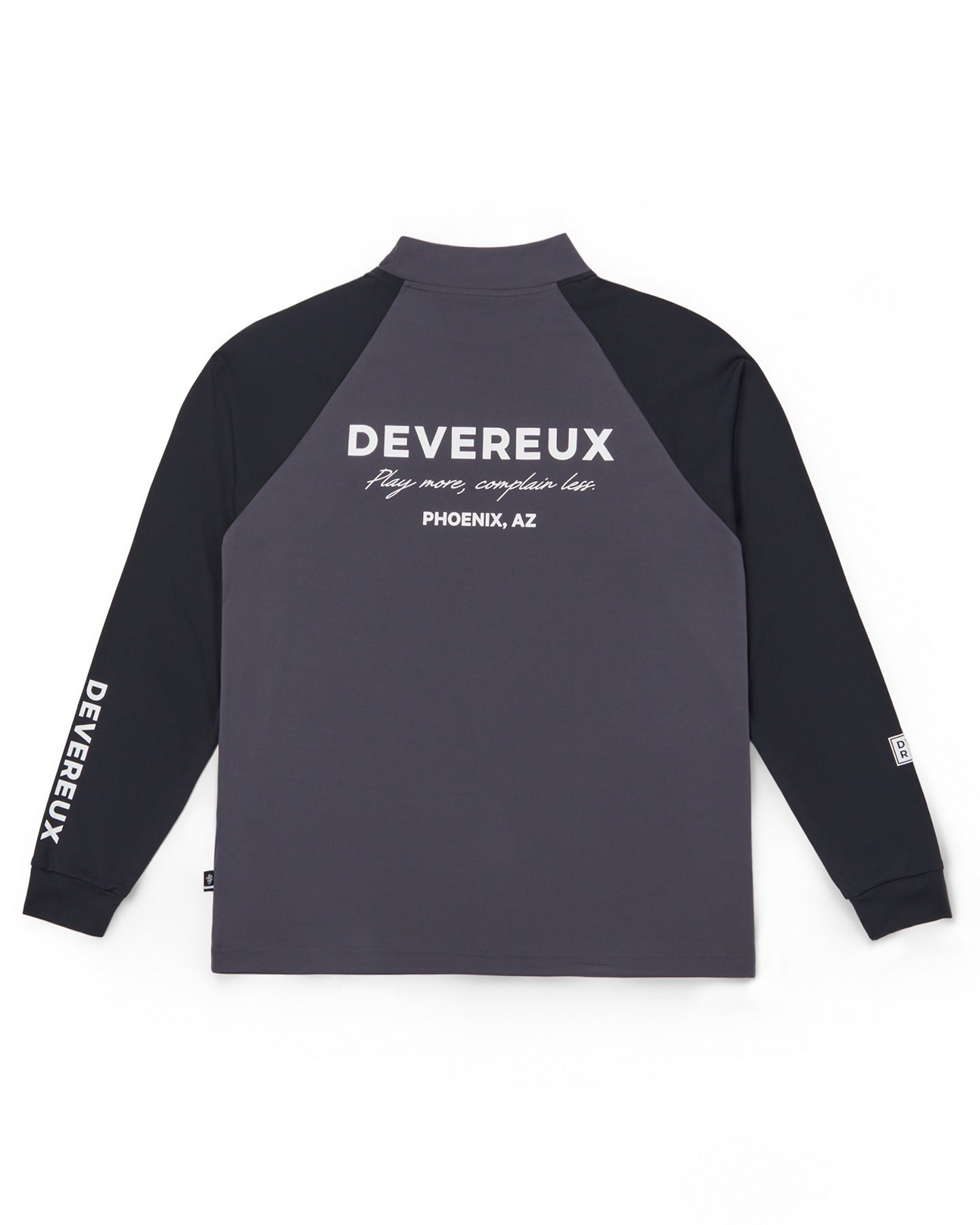 DEVERAUX GOLF 】デヴァロー メンズ モックネック ブラック XL