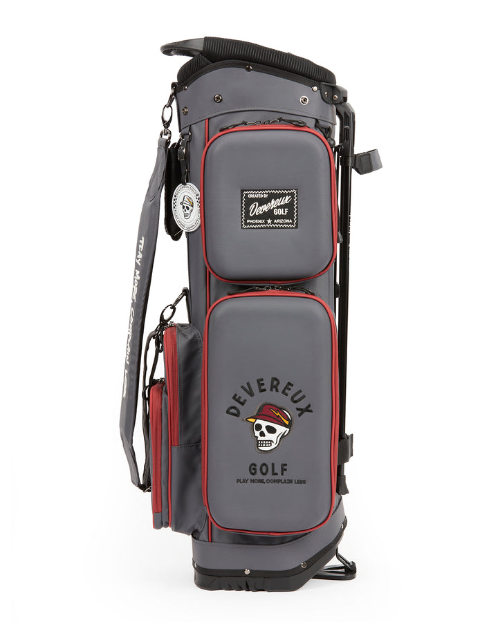 PIONEER TOWN Deep Side Pocket CADDIE BAG 075764805-GRAPHITE