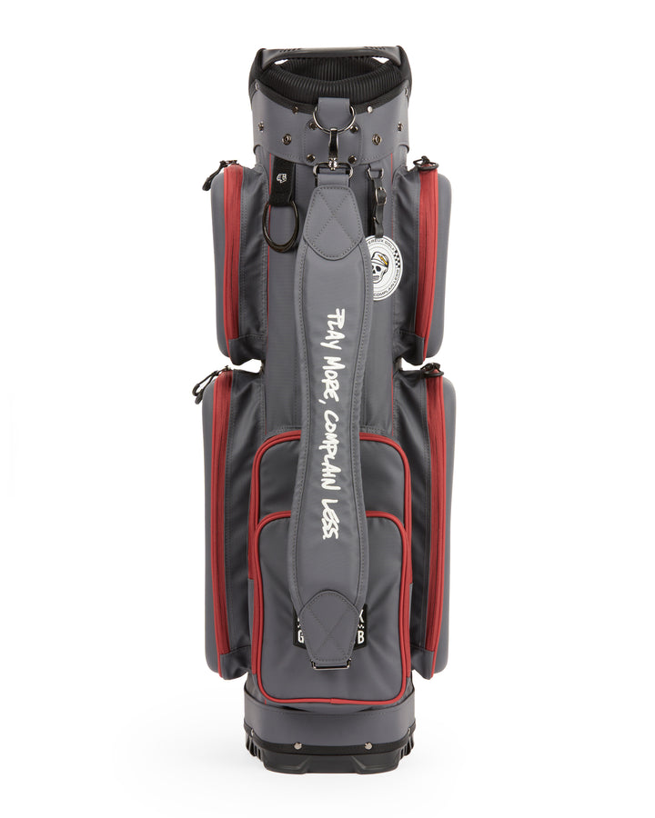 PIONEER TOWN Deep Side Pocket CADDIE BAG 075764805-GRAPHITE