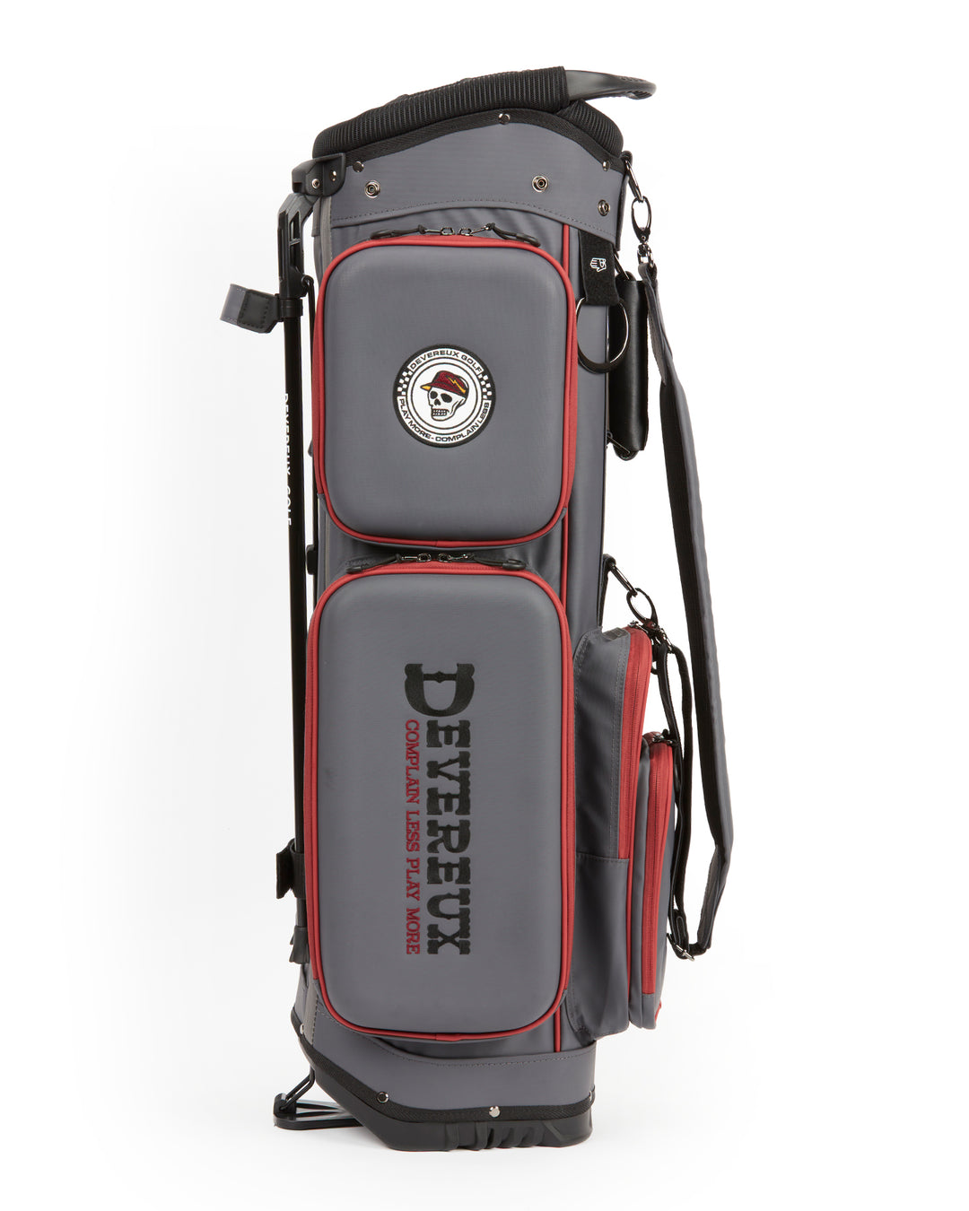 PIONEER TOWN Deep Side Pocket CADDIE BAG 075764805-GRAPHITE