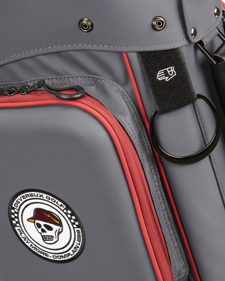 PIONEER TOWN Deep Side Pocket CADDIE BAG 075764805-GRAPHITE