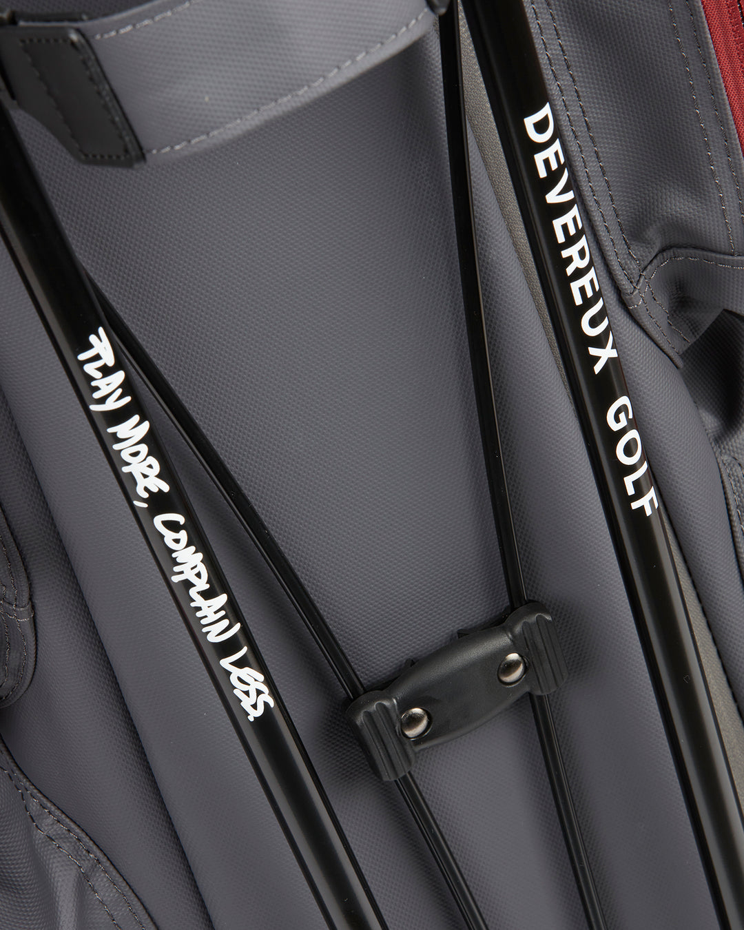 PIONEER TOWN Deep Side Pocket CADDIE BAG 075764805-GRAPHITE