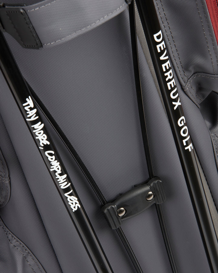 PIONEER TOWN Deep Side Pocket CADDIE BAG 075764805-GRAPHITE