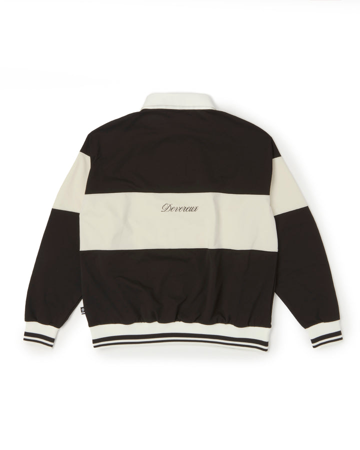 DVG L/S LINE POLO 075764012-BLACK