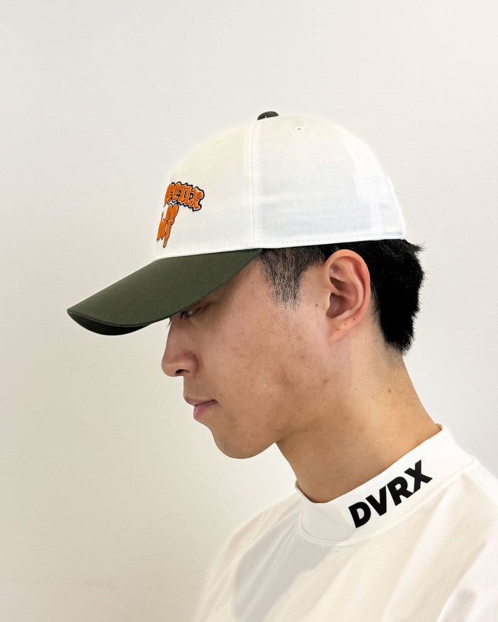 Old English Devereux Golf Hat 763472845-WHITE/KHAKI