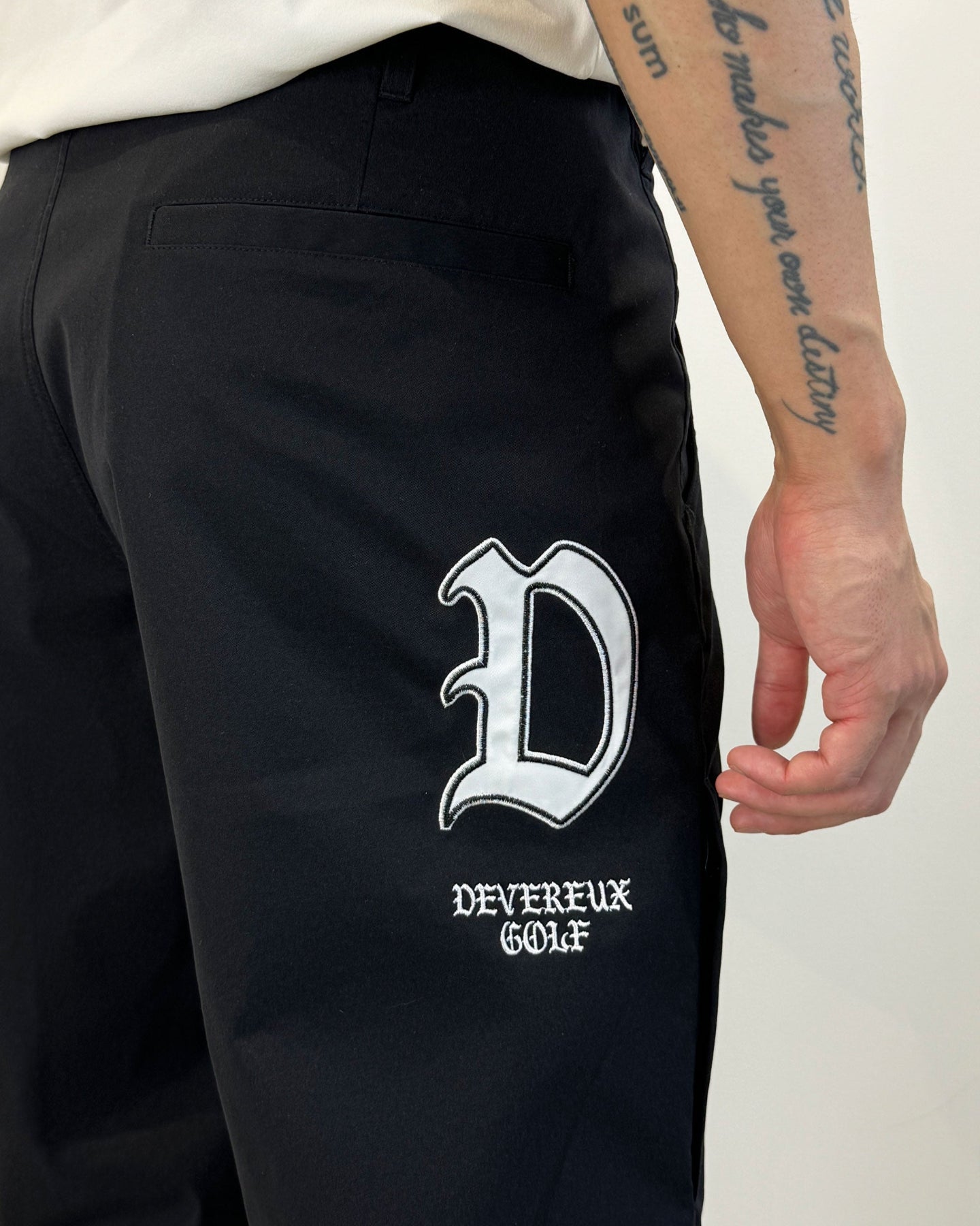 D Logo Wide ボトムス 763472418-BLACK