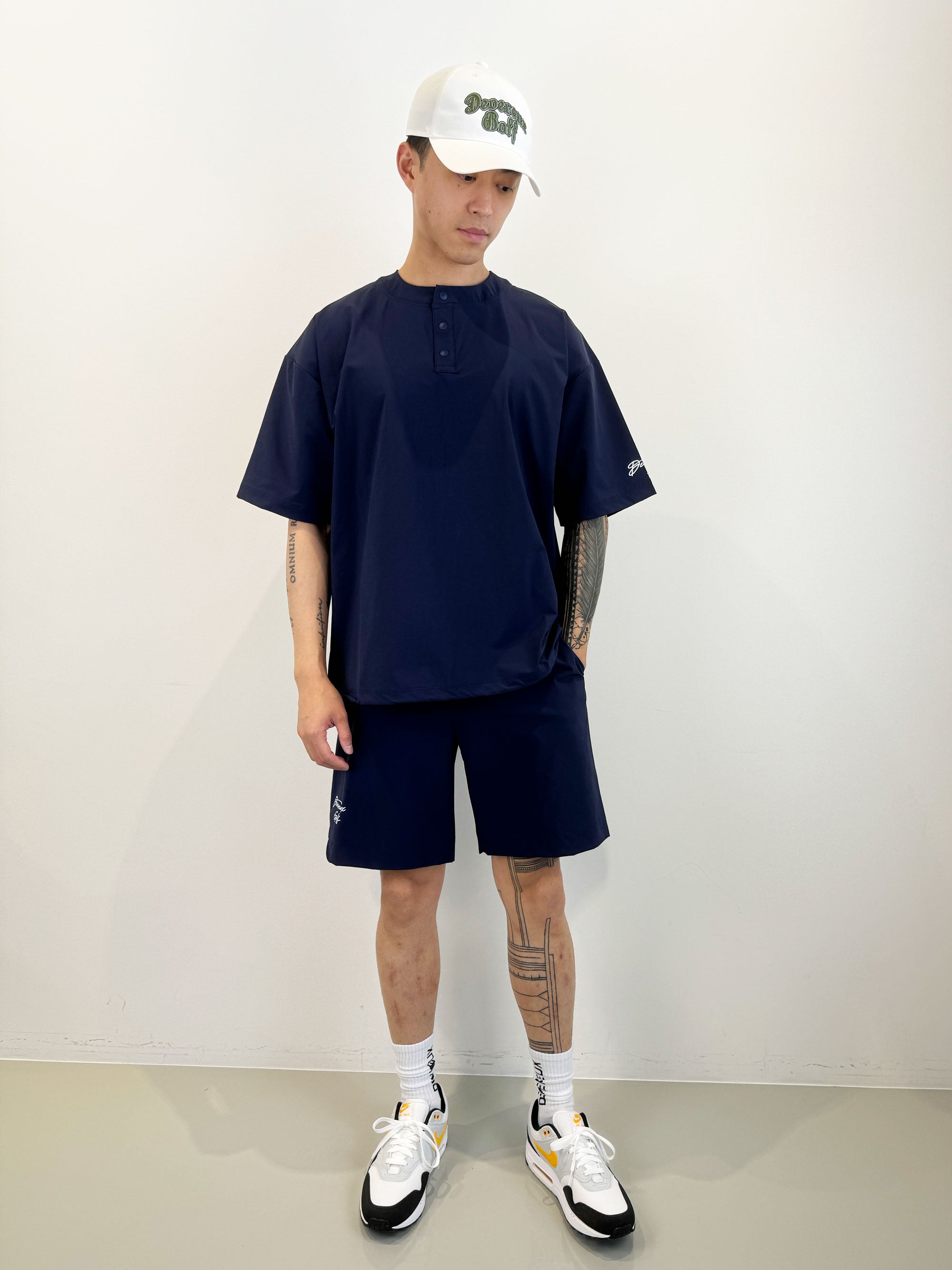 オーバーサイズDGショーツ 763472409-NAVY