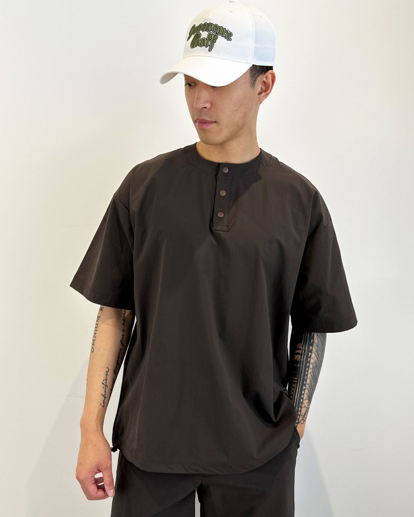 オーバーサイズDG PO 763472049-D/BROWN
