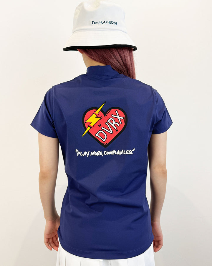 WOMEN Icon Skull Mock S/S 763472093 NAVY