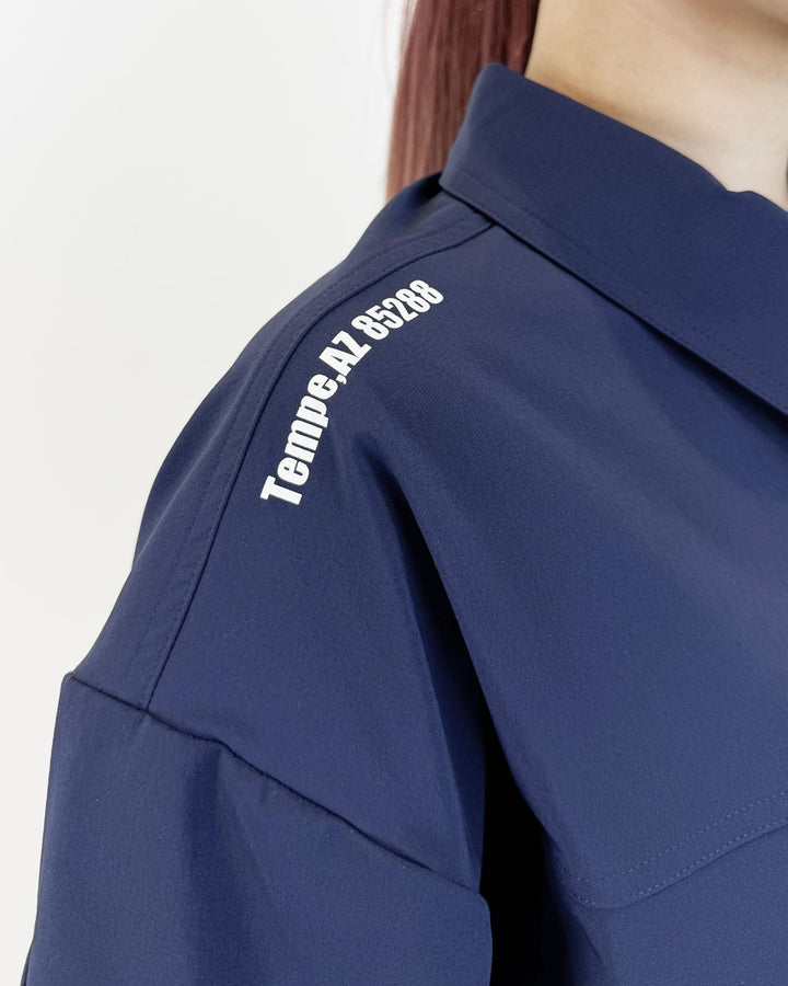 WOMEN オーバーサイズDGジャンプスーツ 763472270-NAVY