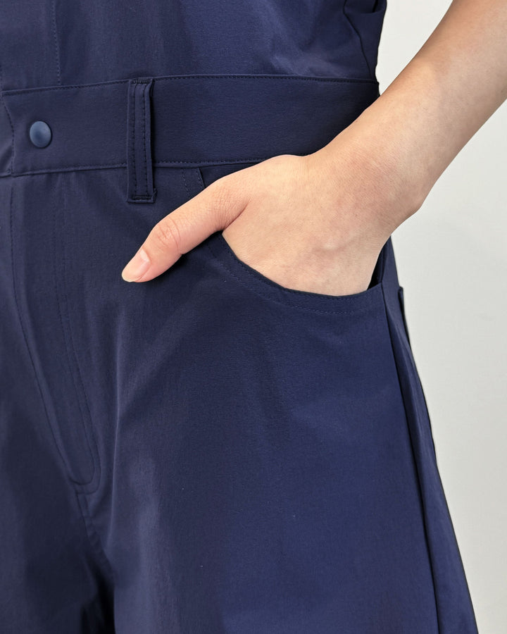 WOMEN オーバーサイズDGジャンプスーツ 763472270-NAVY