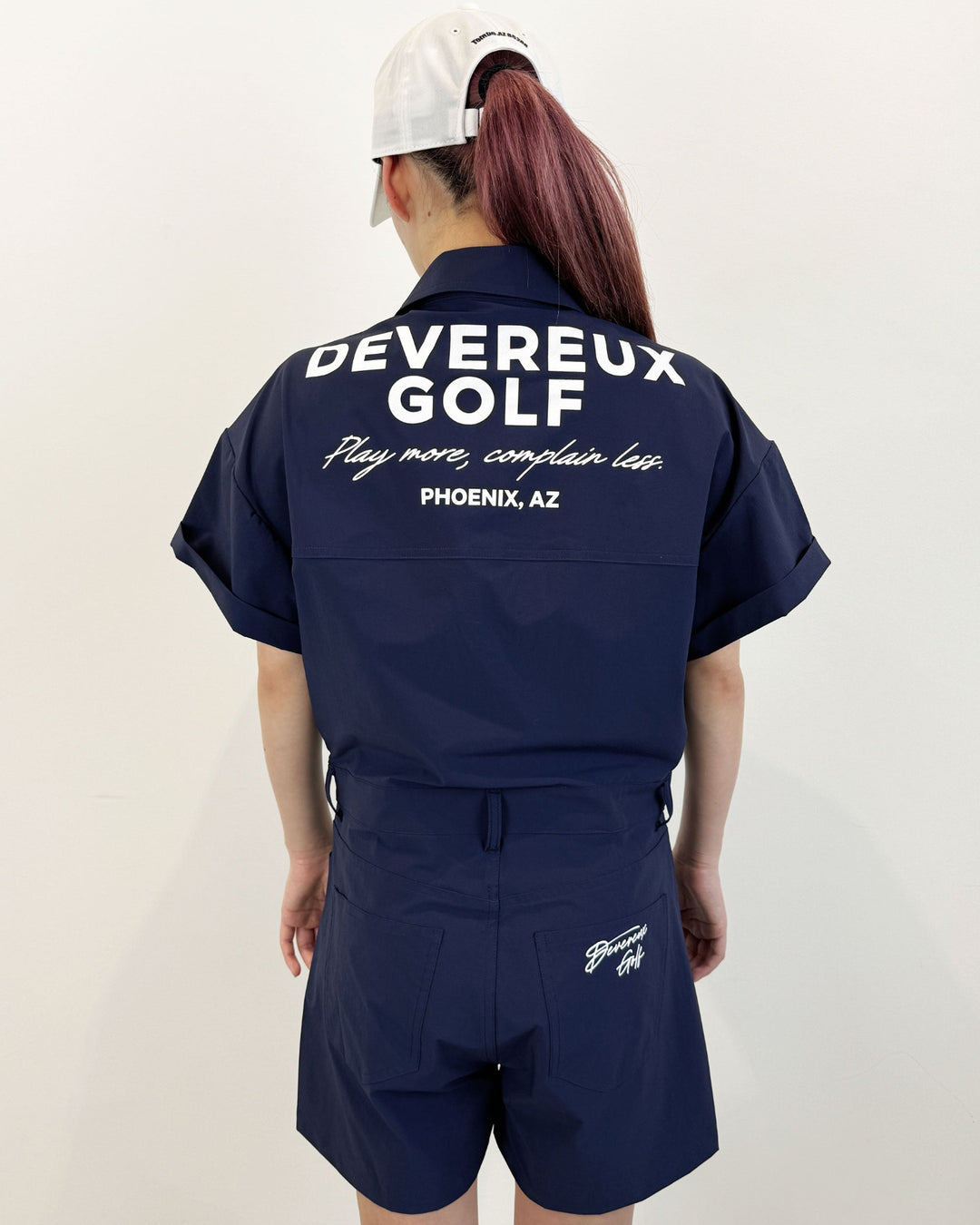 WOMEN オーバーサイズDGジャンプスーツ 763472270-NAVY