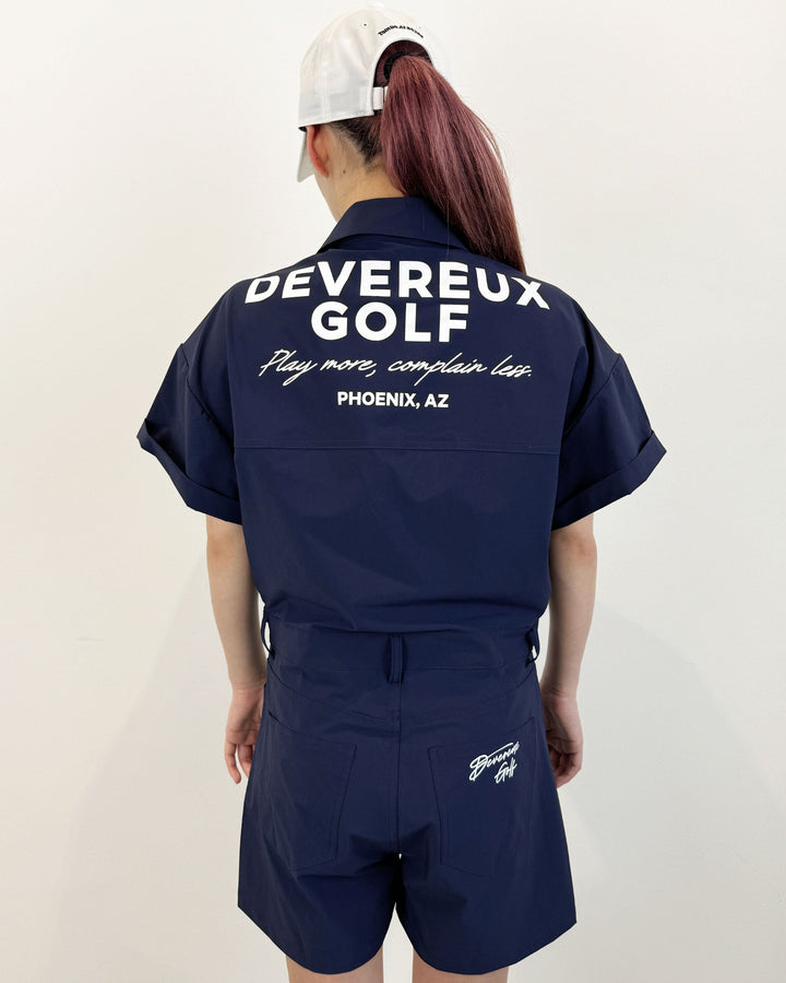 WOMEN オーバーサイズDGジャンプスーツ 763472270-NAVY