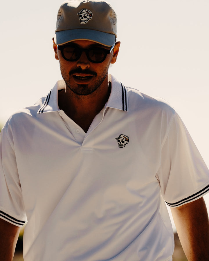 Skull Caddy Tips Polo 075362038-WHITE