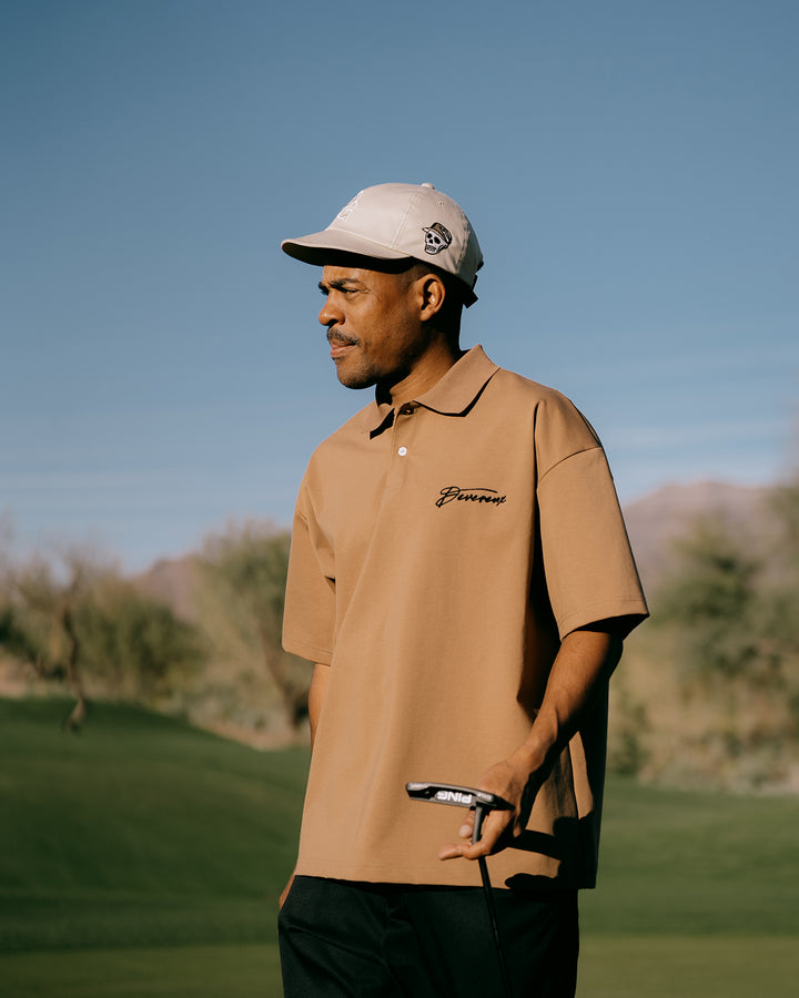 DVG OVER FIT POLO 075762012-WALNUT