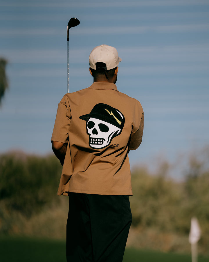 DVG OVER FIT POLO 075762012-WALNUT