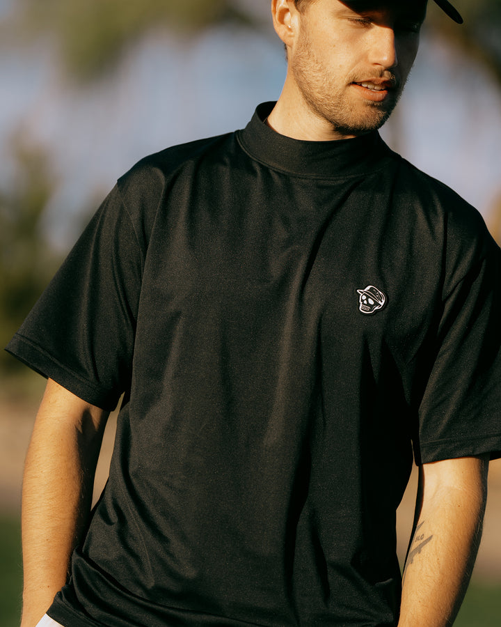 DVG MOCK TEE 075762010-BLACK