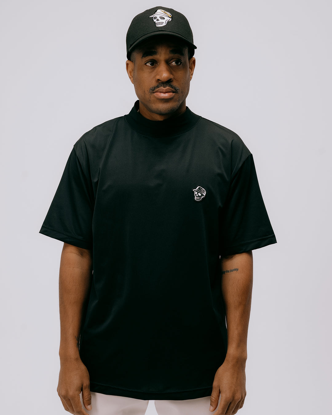 DVG MOCK TEE 075762010-BLACK