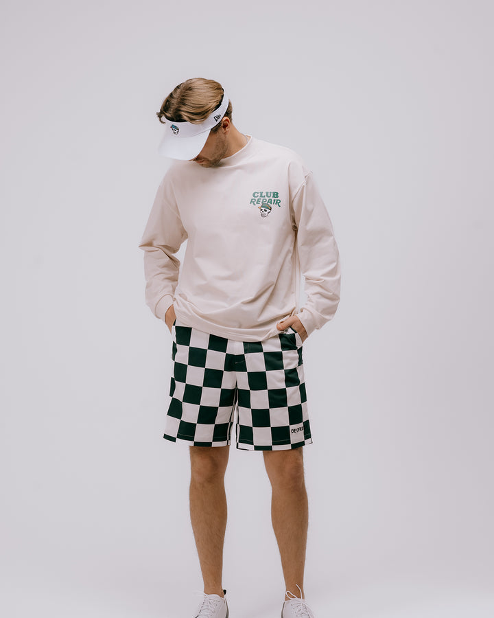 DVG Authentic Pile MOCK TEE 075762011-WHITE