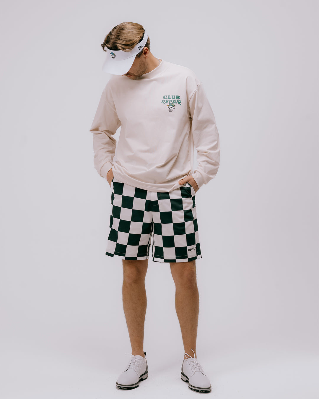DVG CHECK MATE HALF PANTS 075762410-GREEN