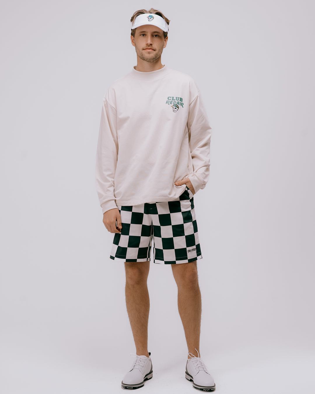 DVG CHECK MATE HALF PANTS 075762410-GREEN