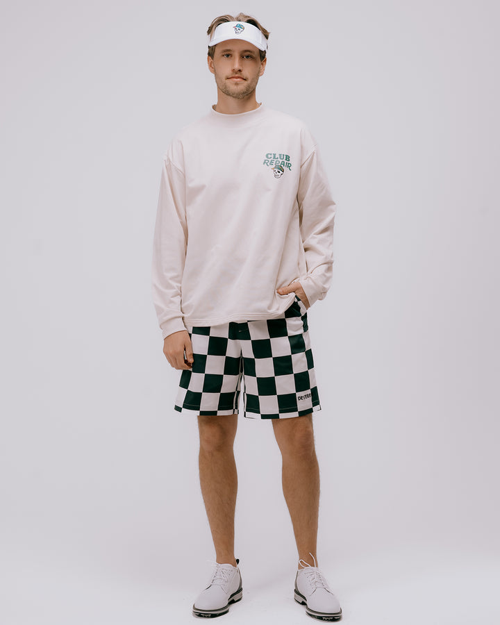 DVG CHECK MATE HALF PANTS 075762410-GREEN