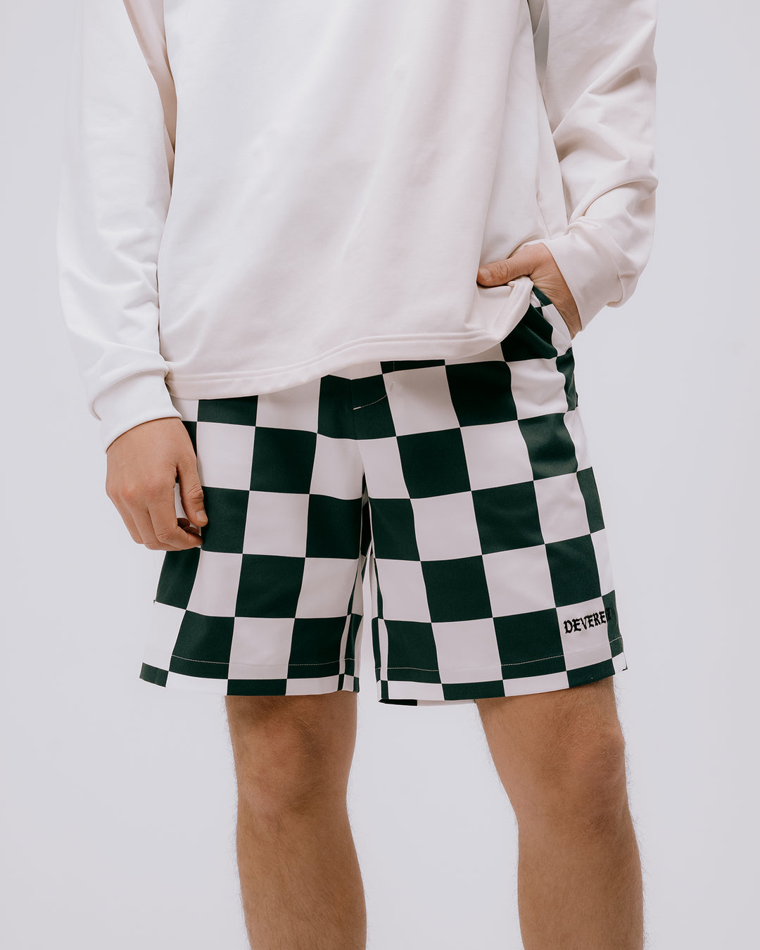 DVG Authentic Pile MOCK TEE 075762011-WHITE