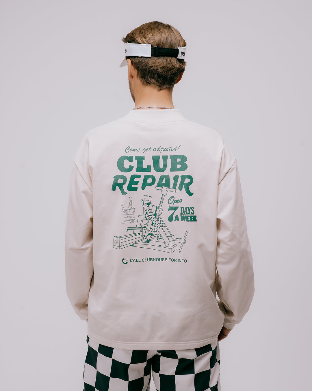 DVG Authentic Pile MOCK TEE 075762011-WHITE