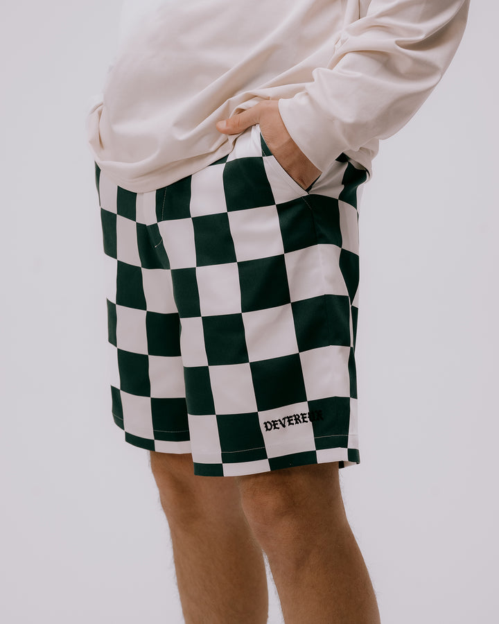 DVG CHECK MATE HALF PANTS 075762410-GREEN