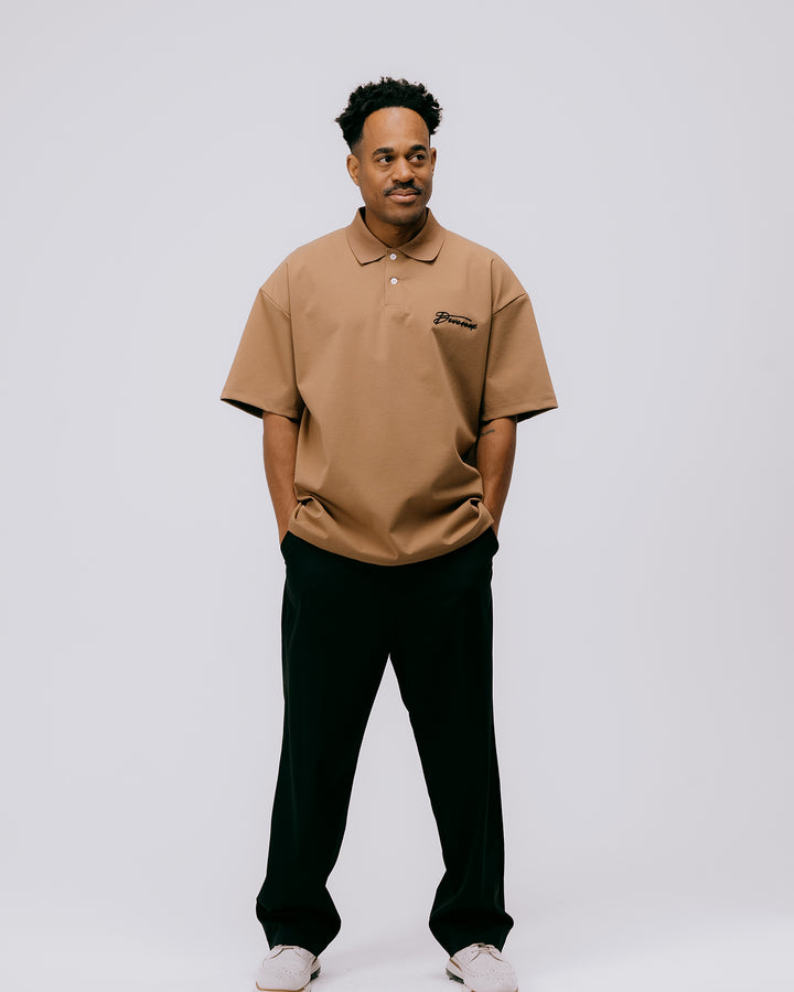 DVG OVER FIT POLO 075762012-WALNUT