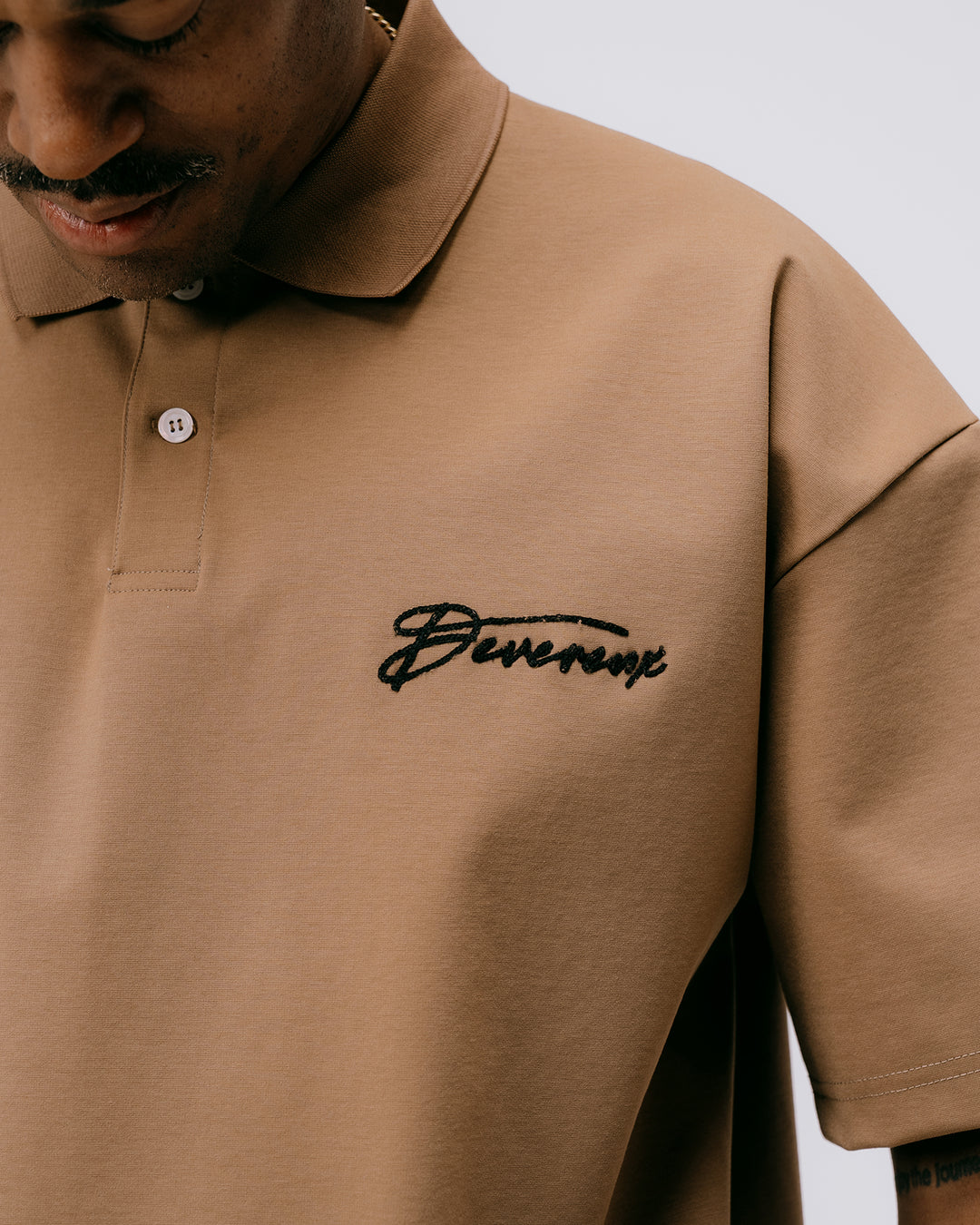 DVG OVER FIT POLO 075762012-WALNUT