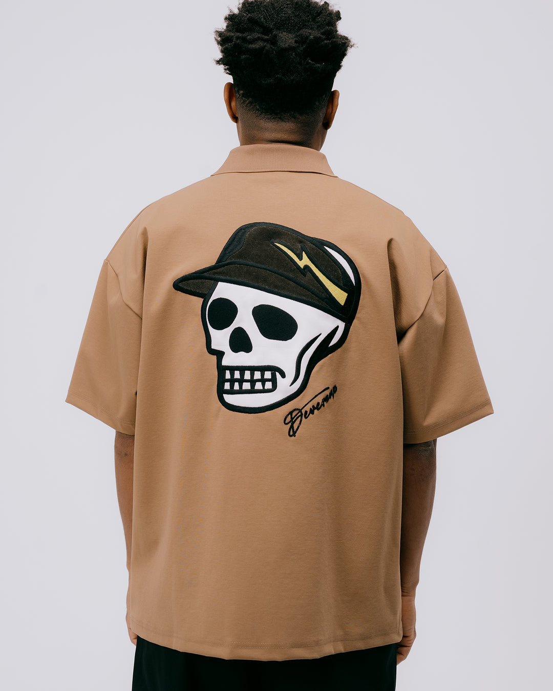 DVG OVER FIT POLO 075762012-WALNUT