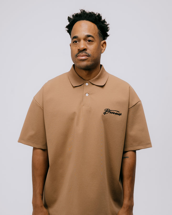 DVG OVER FIT POLO 075762012-WALNUT