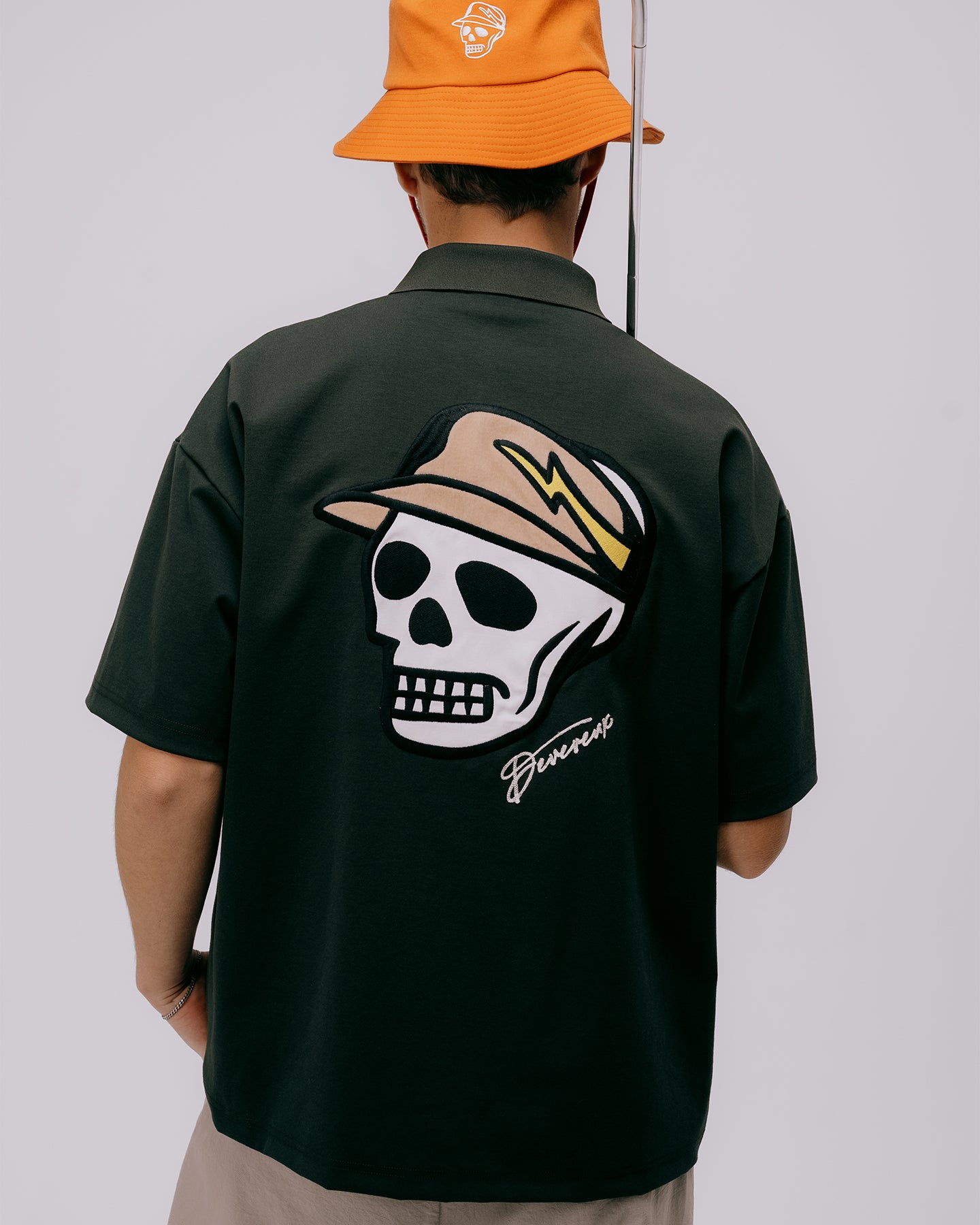 DVG OVER FIT POLO 075762012-FOREST – DEVEREUX JAPAN OFFICIAL