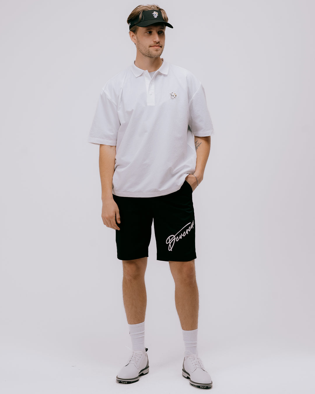 DVG LOGO HALF PANTS 075762404-BLACK