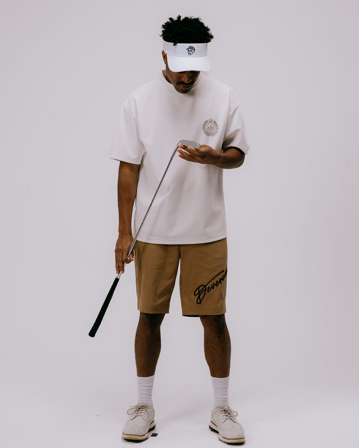 DVG LOGO HALF PANTS 075762404-WALNUT