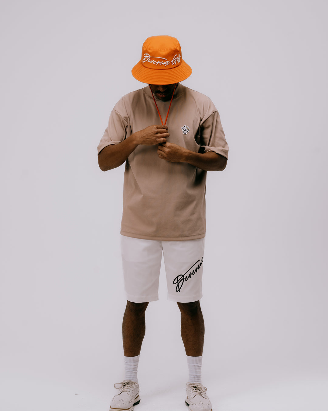 DVG LOGO HALF PANTS 075762404-WHITE