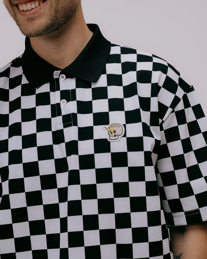 DVG CHECK MATE POLO 075762021-WHITE