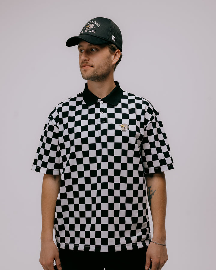 DVG CHECK MATE POLO 075762021-WHITE